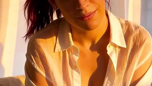 Beyaz gömlek gün doğumunda azdırıyor