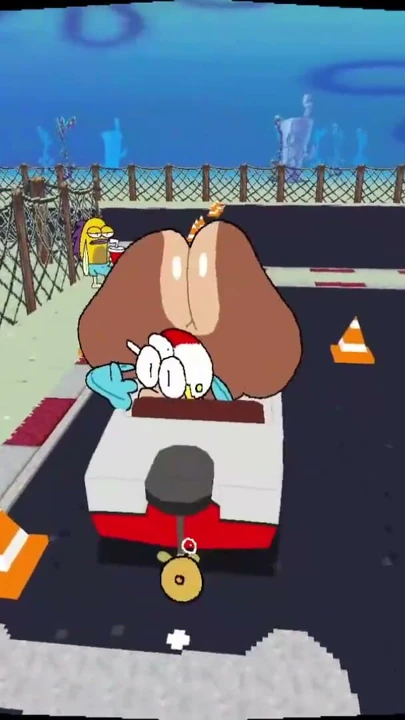 Şişman götlü bayan puff - spong bop tekne testinde başarısız oluyor | Klip 2