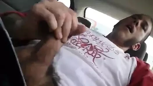 Str8 guy car jerk