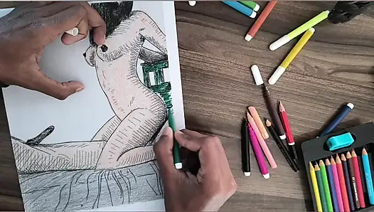 Pakistanlı quet kız ve erkek arkadaş iş için açık havada odada seks yapıyor