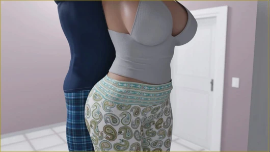 Stepmom Needs Help For Cleaning House Alex Rubbing Her Ass