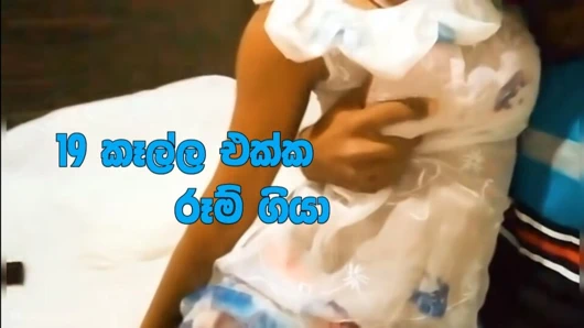 Sri Lankalı odada seks - genç çift