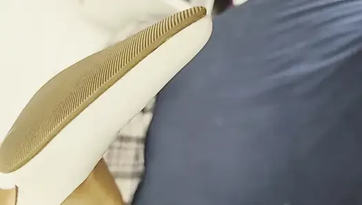 Beyaz bufalo sivri topuklu ayakkabılar 6 cm 36