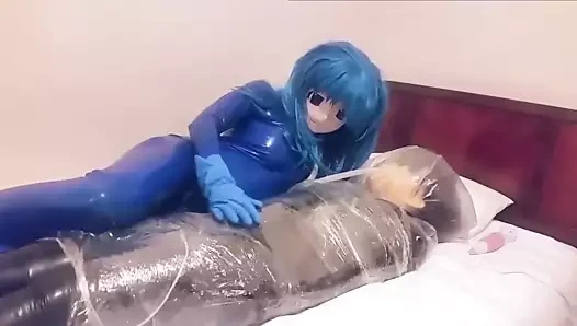 kigurumi bondage breathcontrol
