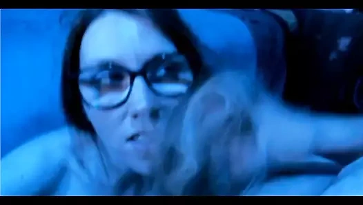 seksi esmer hairjob saç oral seks ve saç Cum