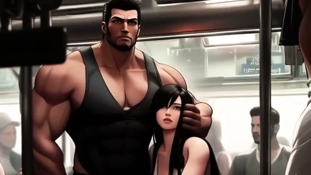 Tifa trene biniyor 1