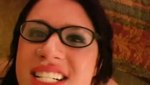 Adım anne ile gözlük oral seks yüz