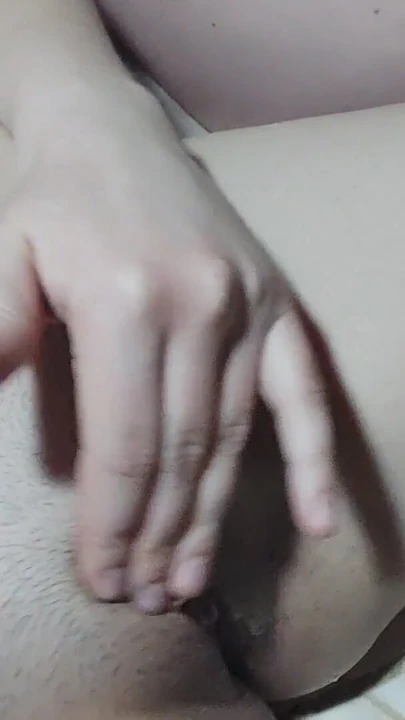 Stepbrother in my bed, helped cum without sex on my pussy | Clip 2