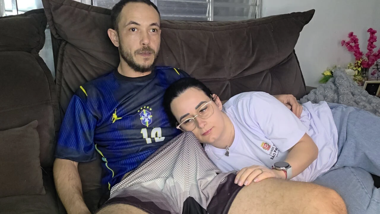 Stepsister is seduced by her stepbrother while watching the Brazil game