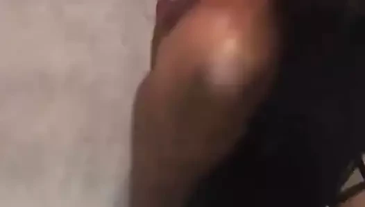 siyah lezbiyen üçlü