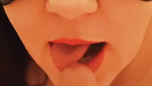 BBW Milf xMaskedMomWifex Blowjob Up To