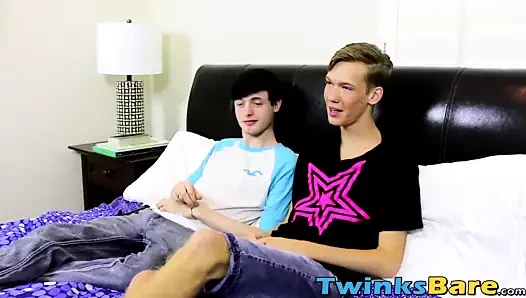 Sıska homolar sırayla lanet birbirlerini ham ve hardcore alır