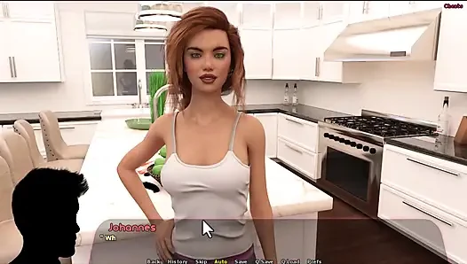 Haley hikayesi #7 - Haley yataktaki yarağa hayır diyemedi... Diane oturma odasında Johannes'i sikiyor