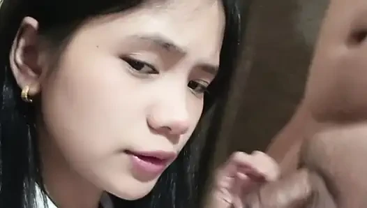 CAN'T WAIT! Stepsister Drops Her Bags And Demands Sex After School