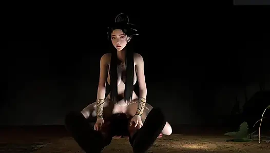 Piksel baştan çıkarma tanrıçası - 3 boyutlu animasyon hentai