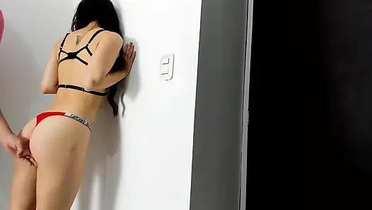 Schoolgirl fuck by real stepdaddy, He came outside so I wouldn't get pregnant