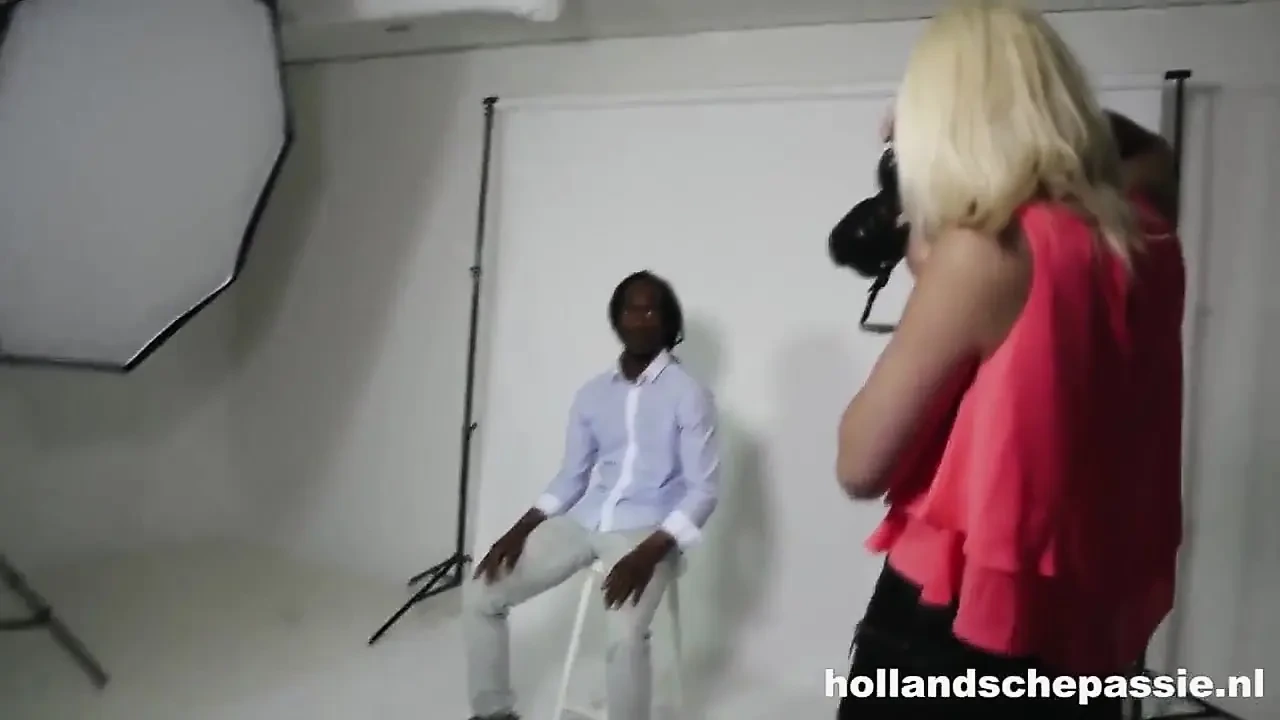 The Photographer Sucks a Long Black Cock