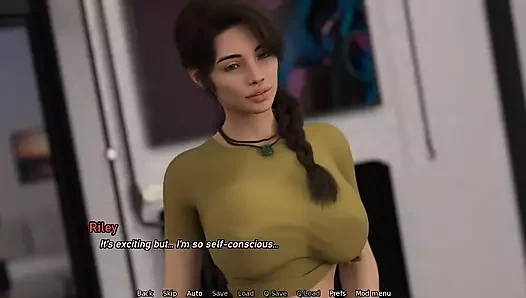 Büyük memeli evli kadın rol yapmada kocasını sikmek istiyor ve amına boşalmasını söyledi