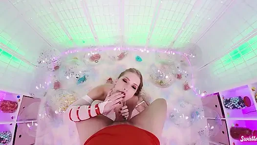 Memeli teyze Octavia Red seksi azdırıyor ve sikişiyor