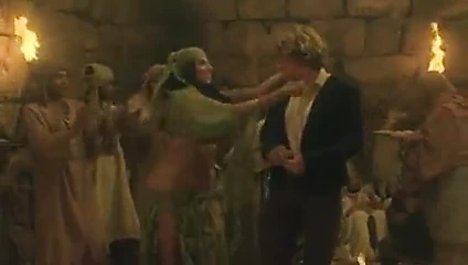 Casbah orta doğulu dans eden kız (çıplak değil)