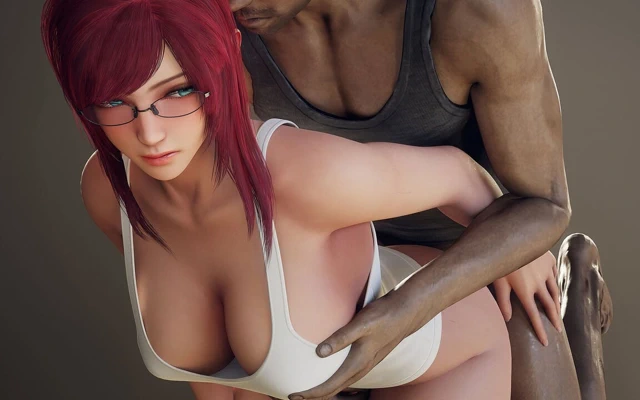 Ryanreos - sert seks bağımlısı seksi kız, ıslak amcık, dölle dolu büyük yarak