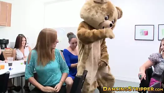 bekarlığa vedalar salya üzerinde striptizci çük at bir cfnm parti