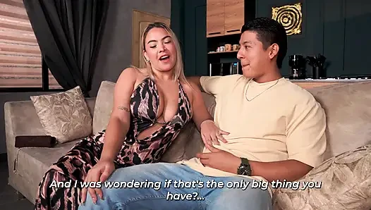 Nobody's Home - Busty Blonde Fucks Her Brother-in-Law While Her Sister Is Out!
