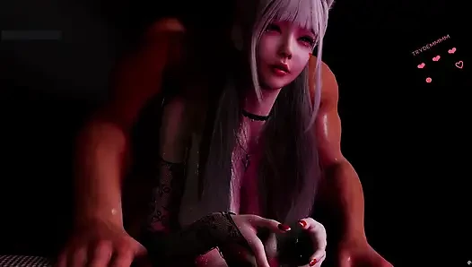 Animasyonlu afrodit geri dönüyor: kıvrımlar divine- 3d animasyon hentai