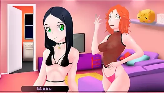 İki aşk dilimi - bölüm 15 - misskitty2k tarafından yarağın için savaşıyorlar