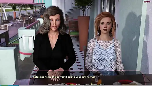 Haley hikayesi #17 - Haley ve Johannes Adriana'nın evine baktı... Johannes yemek masasında Haley'i sikiyor