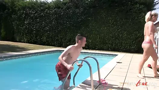 Oldnanny - olgun lezbiyenler pandora ve trisha teyze yakın çekim