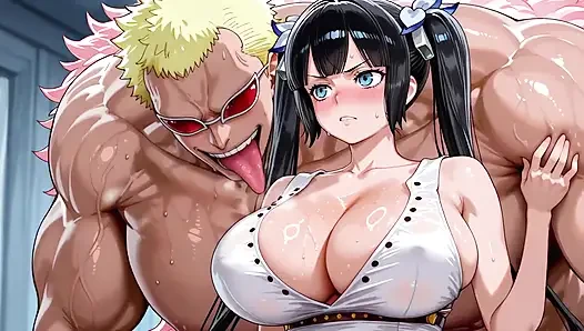 Doflamingo (op) X Hestia (danmachi)