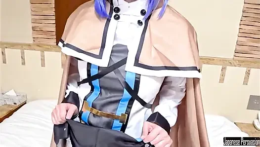 Sevimli sevimli cosplayer vahşi ve unutulmaz özel çekimde oyuncu cazibesiyle şovu çaldı