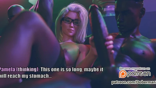 Dobermanstudio pamela bölüm 5 - sert ateşli büyük göt, çift siyah yarak yutma, anal dölleme, ağzı açık