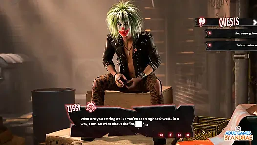 Sex, Sin & Rock'n'Roll Gameplay Part 1 - Van Crash, Motel Stop & A Strange New Beginning