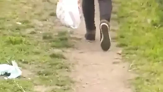 pendeja rica con calza transparente