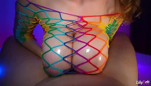 Gerçek çift hentai fanteziyi gerçeğe dönüştürüyor. Lilykoti