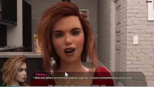 Haley hikayesi #12 - Haley Johannes'e sakso çekti. Hayley, Bay Andrew ve Johannes dışarı çıktı ve Johannes Hayley'i sert sikiyor