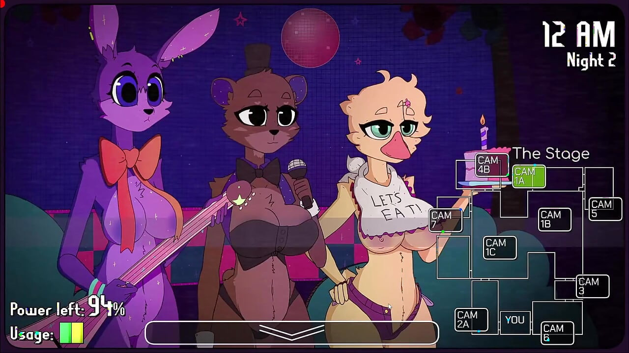 Fuzzboobs'ta beş gece kesin sürüm porno oyunu [bölüm 01] seks oyunu