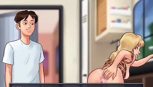 Yaz mevsimi efsanesinde kız arkadaşım üvey annem Crystal ile tüm xxx sahneleri