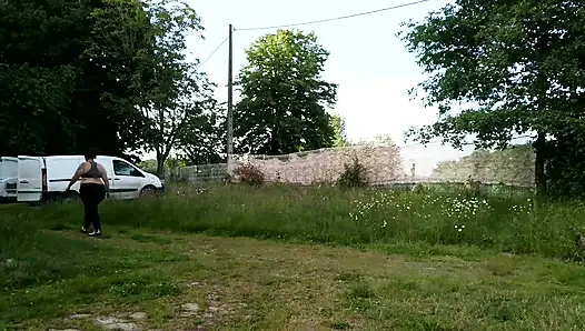 Güçlü evli kadın iş günü 2 - taşıma, dambıl taşıma, elle muamele ve esneme sakso