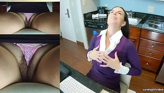 Kobe Lee - Secretary up the Skirt Behind the Scenes V