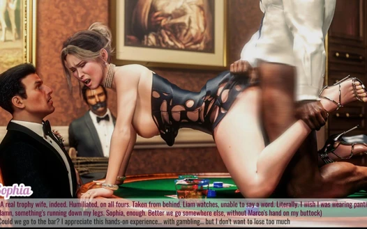 Bir evli kadın ve üvey anne Sophia'nın karanlık geçmişiyle gerçek sikişiyor