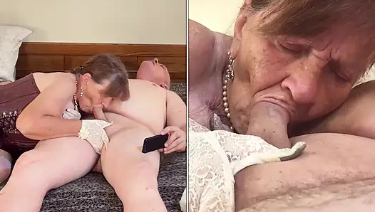 Granny Norma Jean: White Gloved Cock Sucking Old Hollywood Slut 9125CAMS26M
