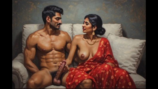 Indian aunty was very naught with the neighbour boy as she used to get his cock evey night when her husband leaves to work