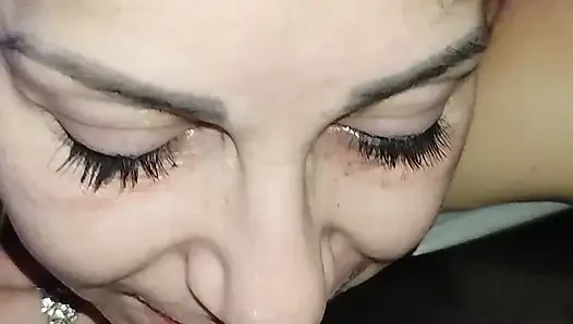 Jakuzide sakso, yüze ve ağza boşalma