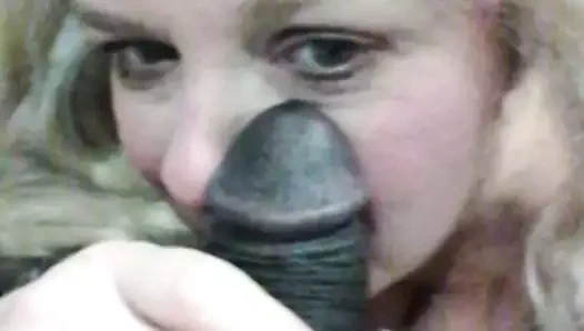 Seksi sarışın brenda Justice berbat büyük dev siyah horoz