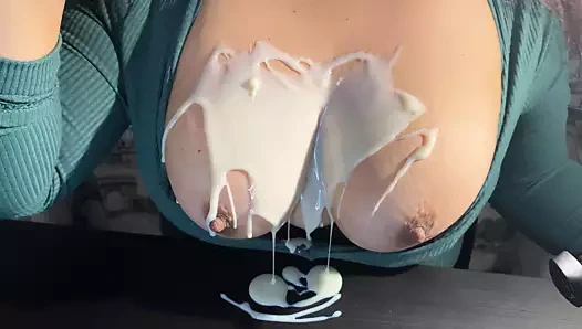 Asmr - sıcak süt dolu baştankara ibadet inilti! 4k