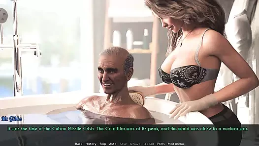 Awam - sıcak sahneler - yaşlı beyleri yıkayan karım #17b