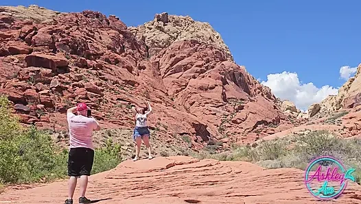 Kamera arkası fotoğraf çekimi - Red Rock Canyon'da Ashley